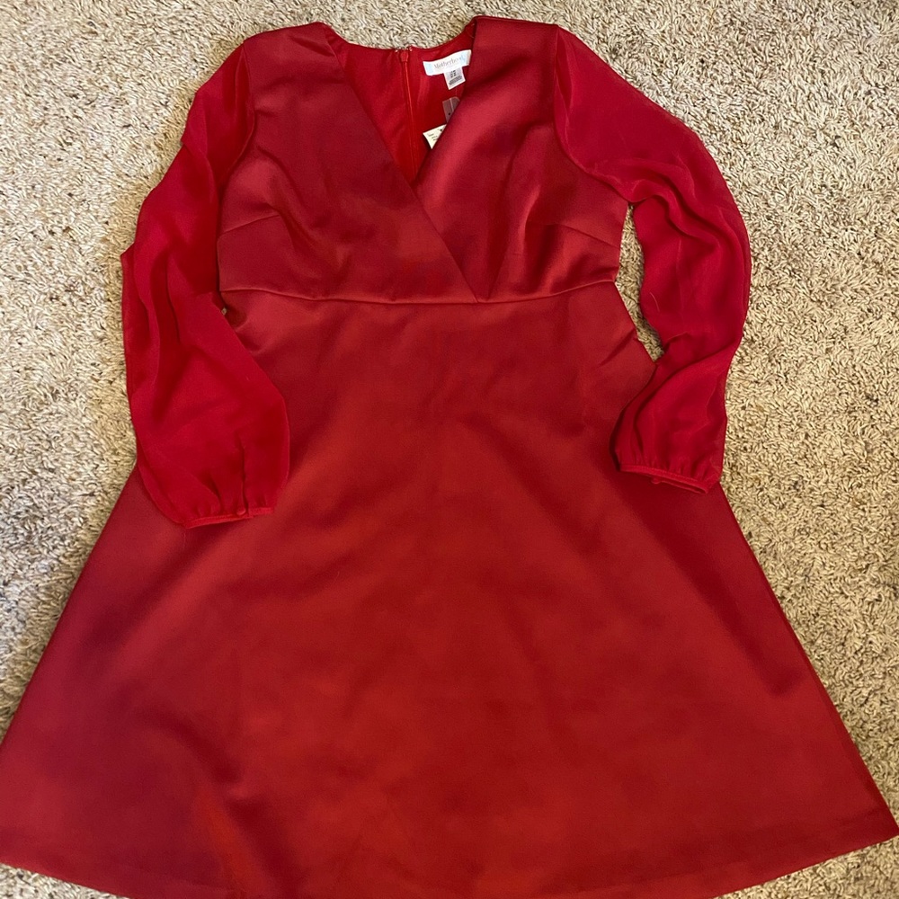 Maternity Red Dress